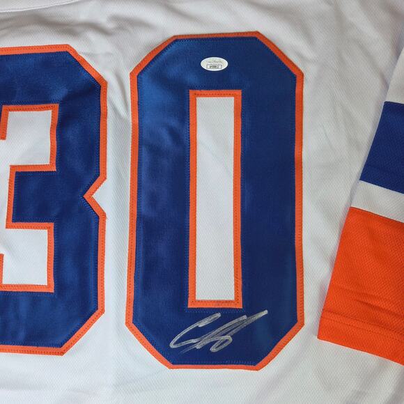 Ilya Sorokin Signed NY Islanders Custom White Jersey JSA AY00812 XL Autograph - Picture 3 of 9